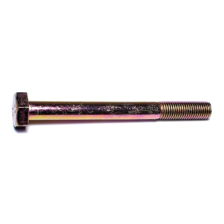 Midwest Fastener Class 8.8, M10-1.25 Hex Head Cap Screw, Zinc Plated Steel, 100 mm L, 10 PK 53551